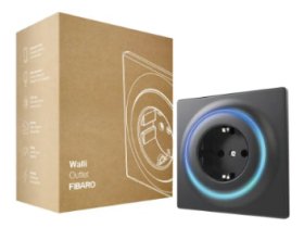 FIBARO Розетка Walli Outlet Single FGWOF-011 ЧЕРНЫЙ FIBARO Розетка Walli Outlet Single FGWOF-011 ЧЕРНЫЙ