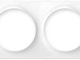 FIBARO Рамка Double Cover Plate FG-Wx-PP-0003 БЕЛЫЙ FIBARO Рамка Double Cover Plate FG-Wx-PP-0003 БЕЛЫЙ